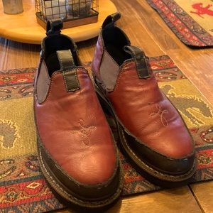 Georgia boot red burgundy color Romeo’s. Good condition size 6.5m.